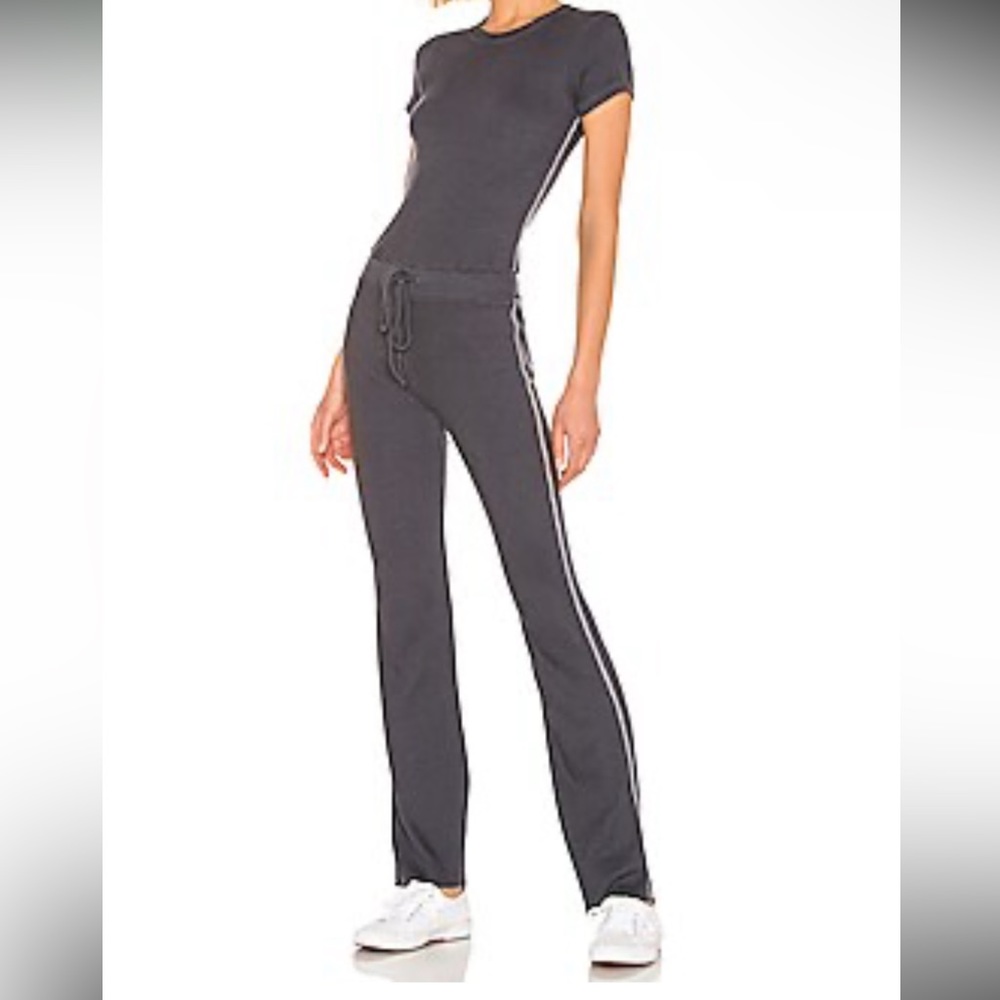Brand New Monrow Rib Fitted Tee Jumpsuit